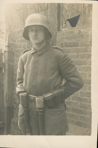 Ww1 foto soldato ritratto - foto,