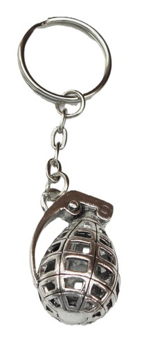 Hand grenade keyring bomb - hand,